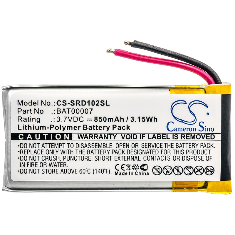 Cardo Packtalk Batteri 850 mAh – Li-Polymer for Scala Rider
