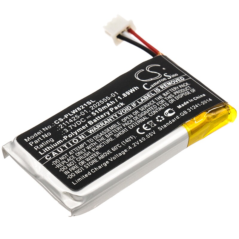 Batteri til trådløst hodesett for Plantronics Savi W8210, Savi 8210, Savi 8220
