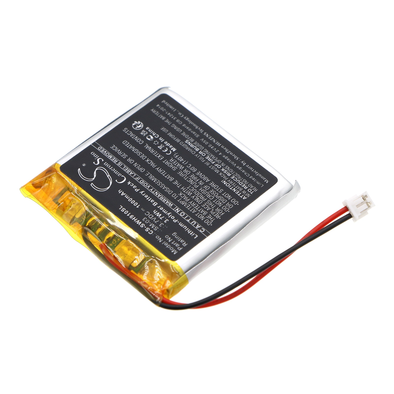 Batteri til trådløst hodesett for Sony WH-H910N, WH-H910