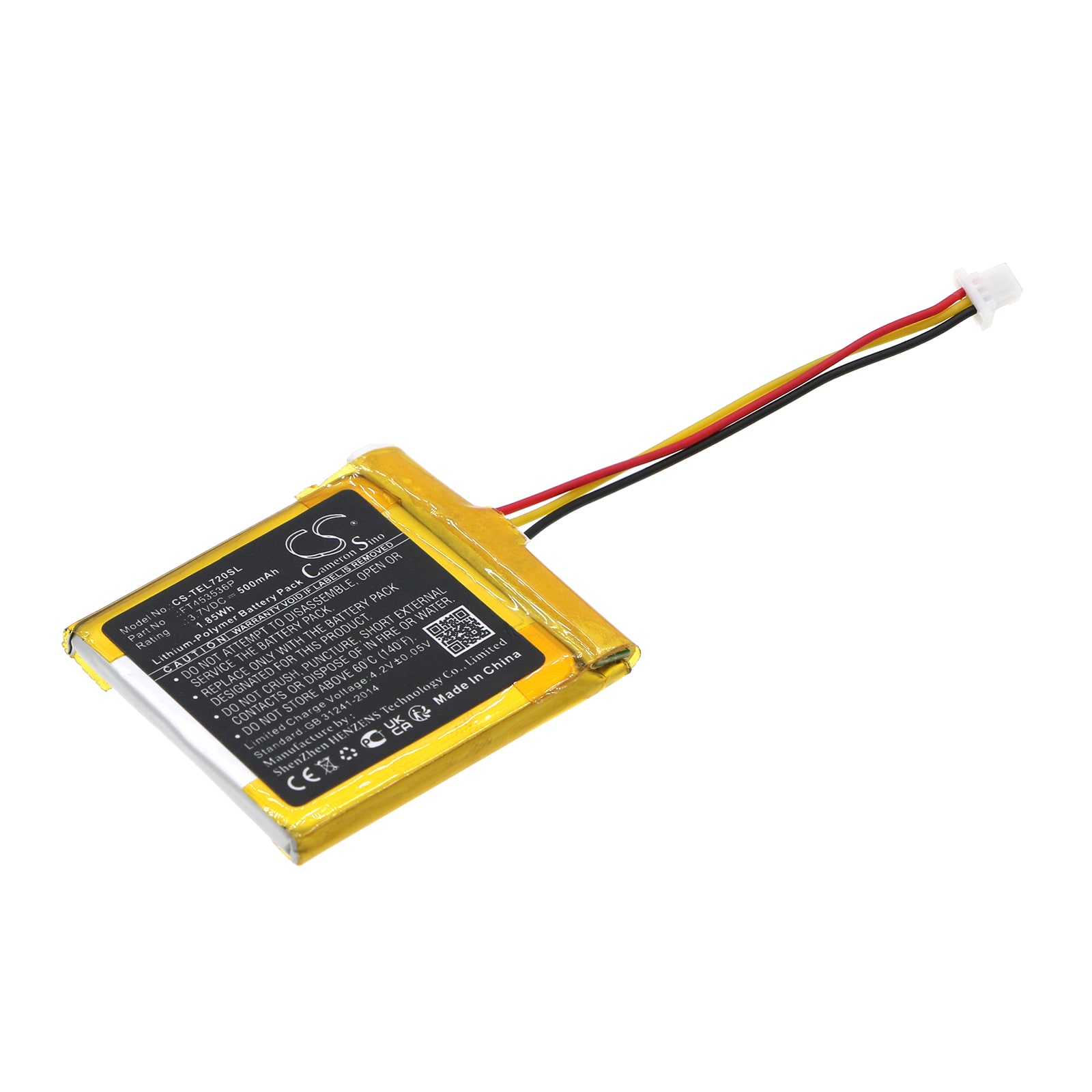 Batteri til trådløst hodesett for Turtle Beach Stealth 700 2Gen
