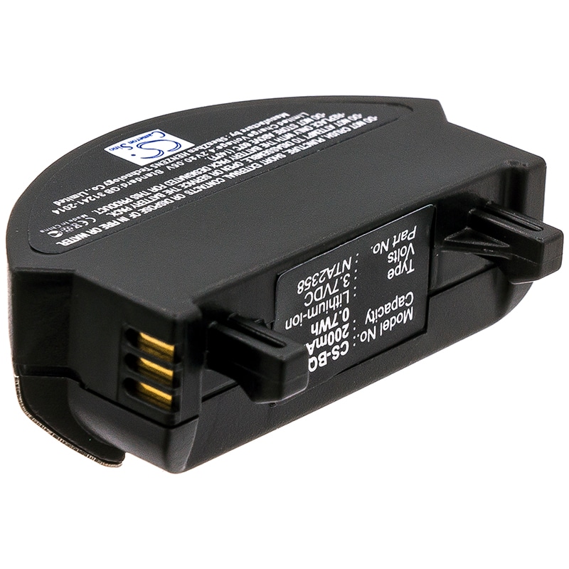 Batteri til trådløst hodesett for Bose QC3, 40229, 40228