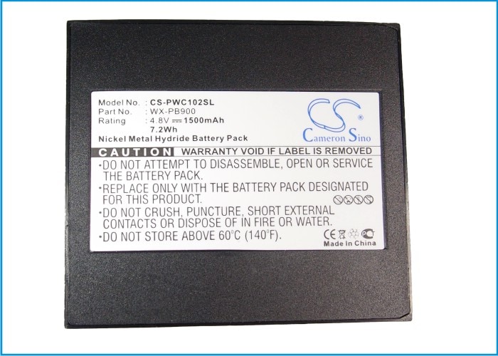 Batteri til trådløst hodesett for Panasonic WX-C1020, WX-C920, PB-900I