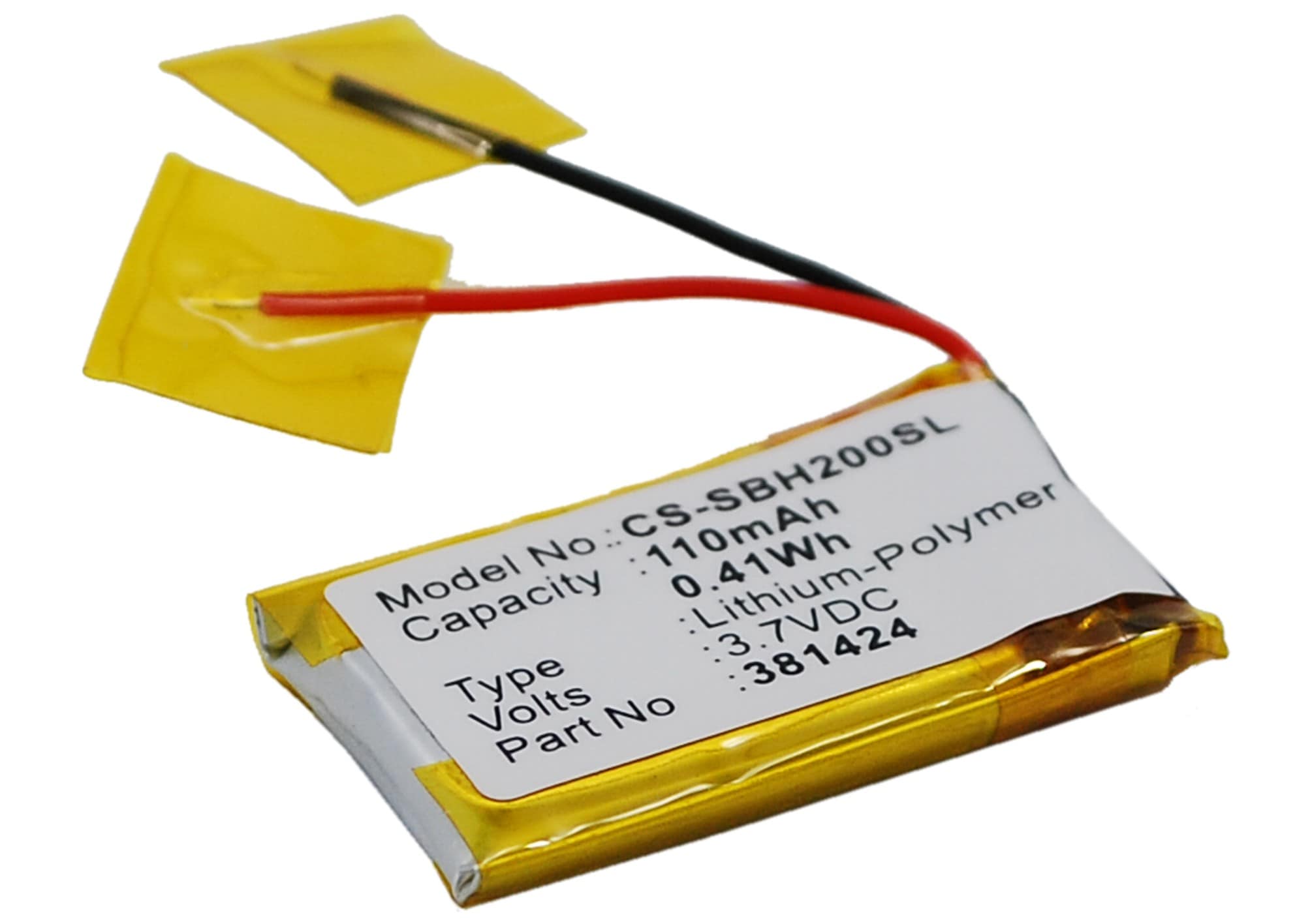 Batteri til trådløst hodesett for Sony SBH-20