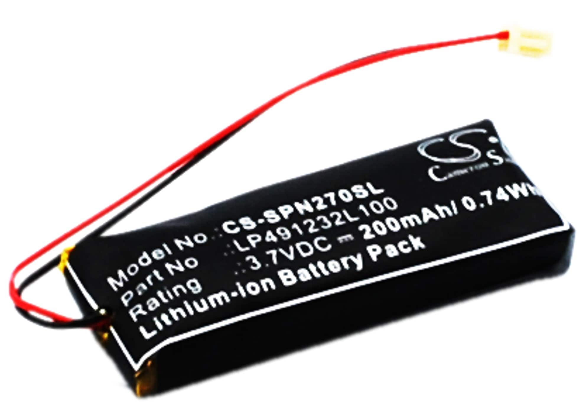 Batteri til trådløst hodesett for Sony PSP-N270, PSP-N270G
