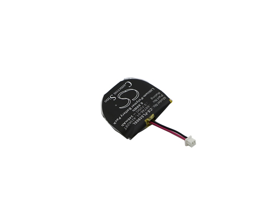 Batteri til trådløst hodesett for Plantronics Pulsar 590, Pulsar 590A, Pulsar 590E
