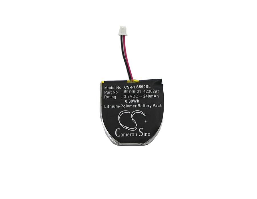 Batteri til trådløst hodesett for Plantronics Pulsar 590, Pulsar 590A, Pulsar 590E
