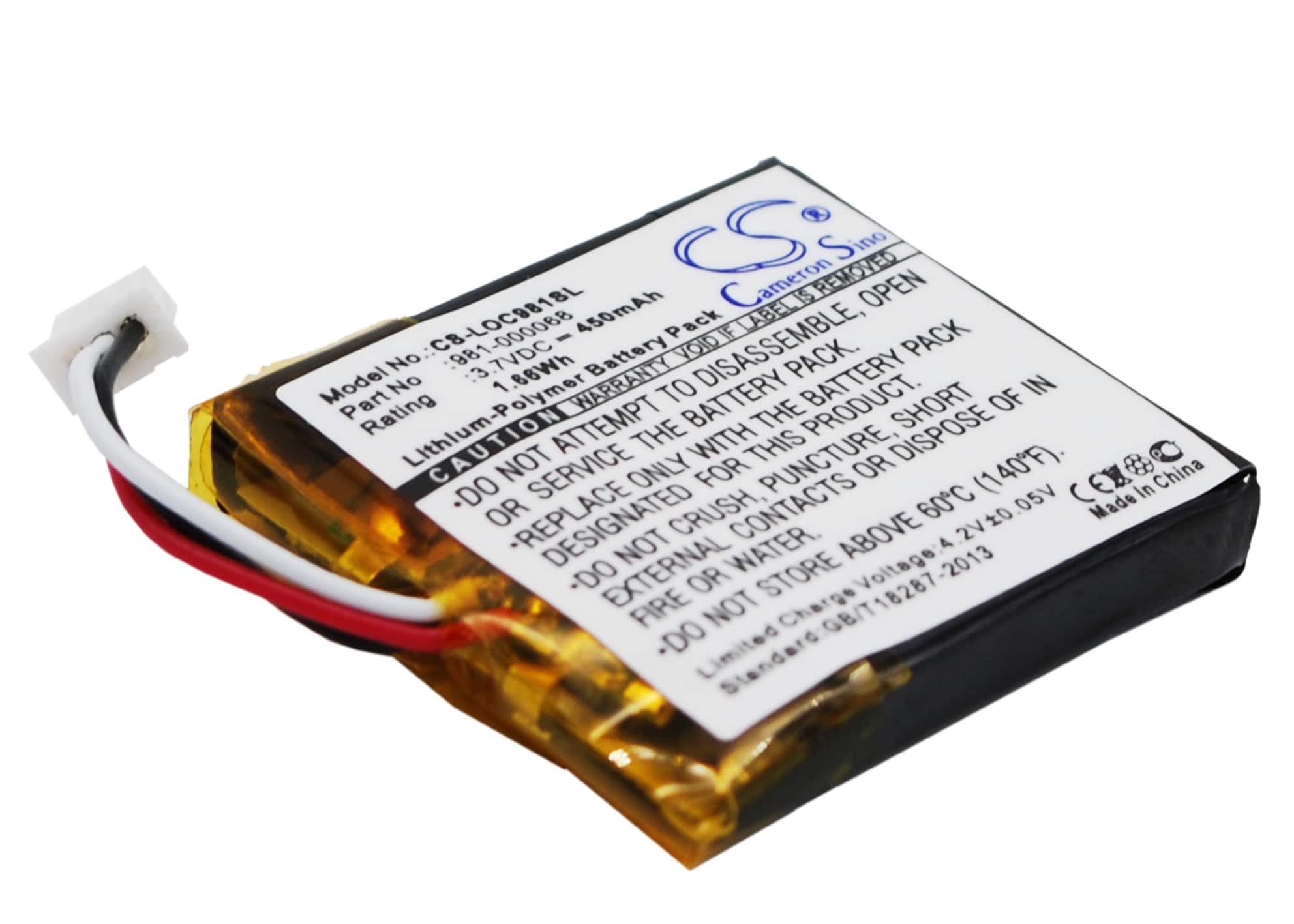 Batteri til trådløst hodesett for Logitech ClearChat PC, 981-000068, 981-000069 og andre.
