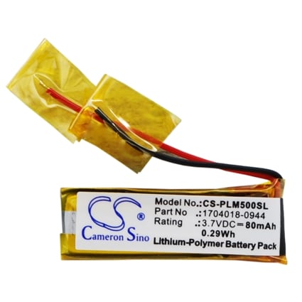 Batteri til trådløst headset for Plantronics M50, Discovery 650E, Discovery 640E m.fl.