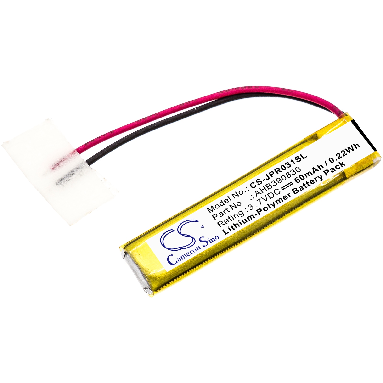 Batteri til trådløst hodesett for Jabra Sport Stereo, Sport Wireless+ og andre.