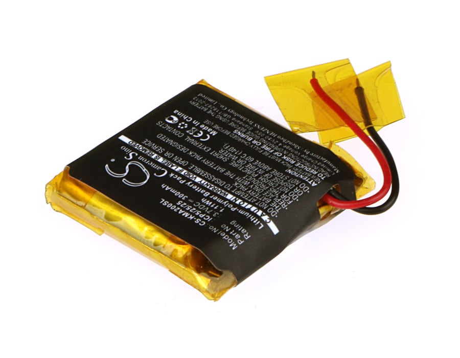 Batteri til trådløst hodesett for ROCKETFISH RF-MAB2, RF-MAB2-T