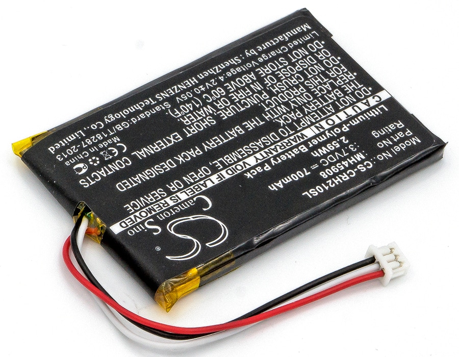 Batteri til trådløst hodesett for CORSAIR H2100, CA-9011136-AP og andre.