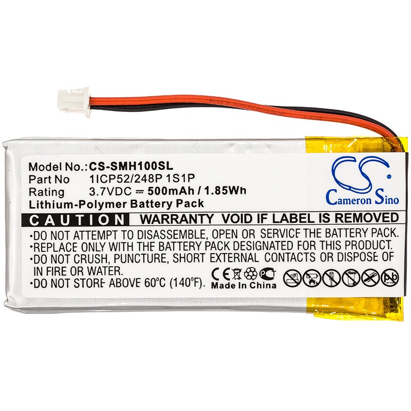 Batteri til Sena SMH-10 Lifespan trådløst hodesett, SMH-10
