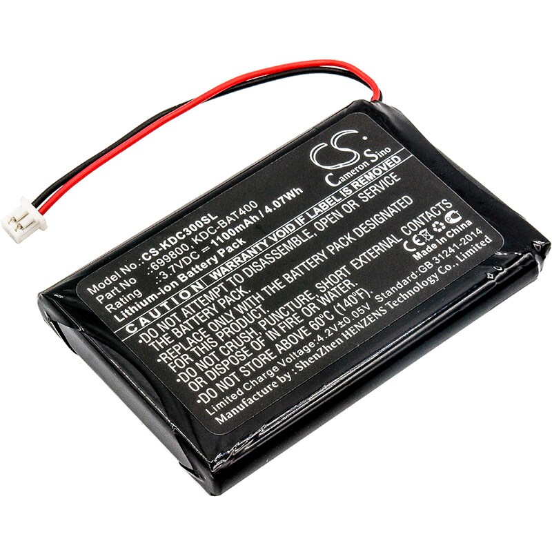 Batteri til strekkodeskanner for KOAMTAC KDC30, KDC350, KDC400 osv.