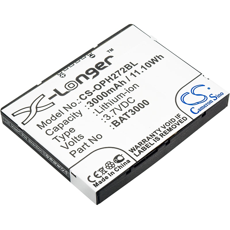 Batteri til strekkodeskanner for Opticon H-27, H-27 1D, H-27 2D