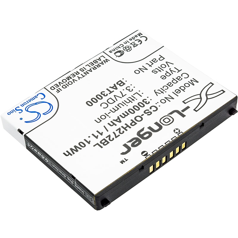 Batteri til strekkodeskanner for Opticon H-27, H-27 1D, H-27 2D