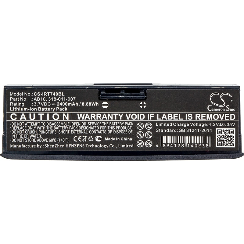 Batteri til strekkodeskanner for Intermec 700 Mono, 730 Colour
