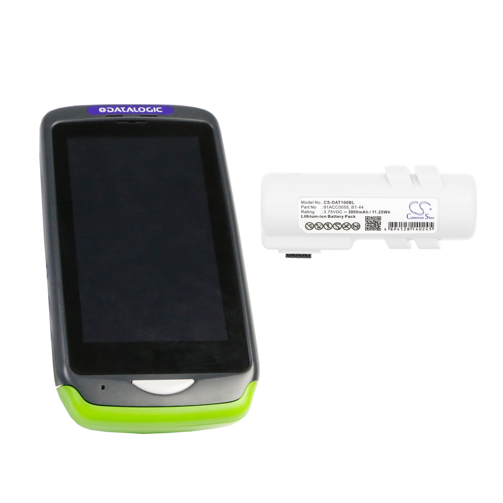Batteri til strekkodeskanner for Datalogic Joya Touch, Joya Touch A6, MEMOR 1 og andre.