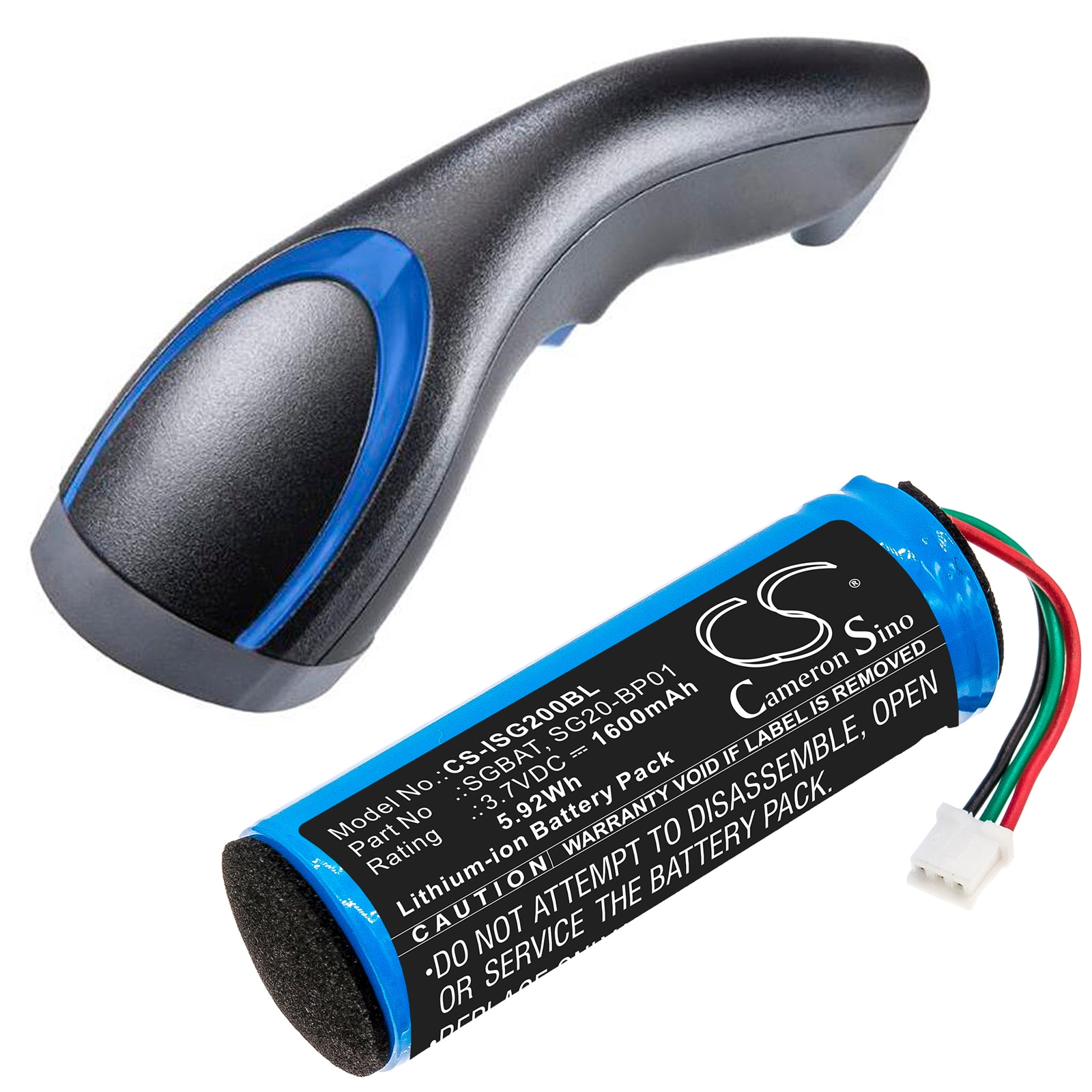 Batteri til strekkodeskanner for Honeywell SG20