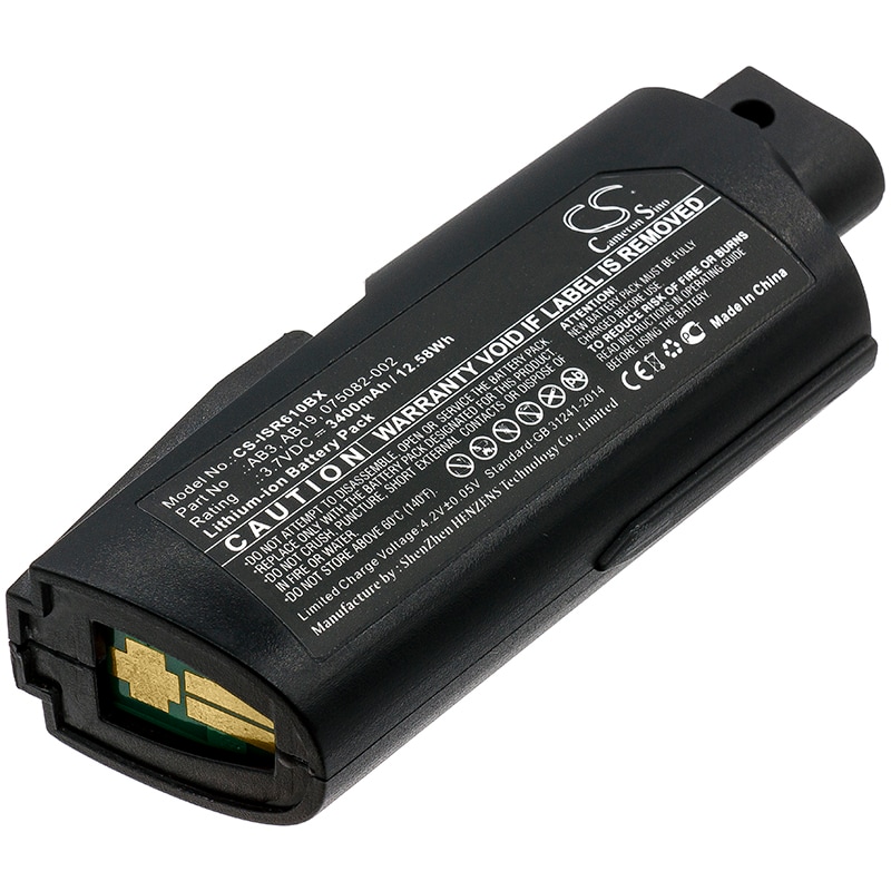 Batteri til strekkodeskanner for Intermec SR61T, SR61, IP30 osv.