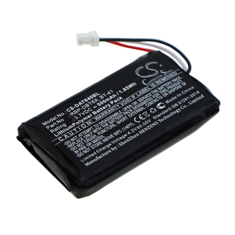 Batteri til strekkodeskanner for Datalogic RIDA DBT6400, RBP-6400