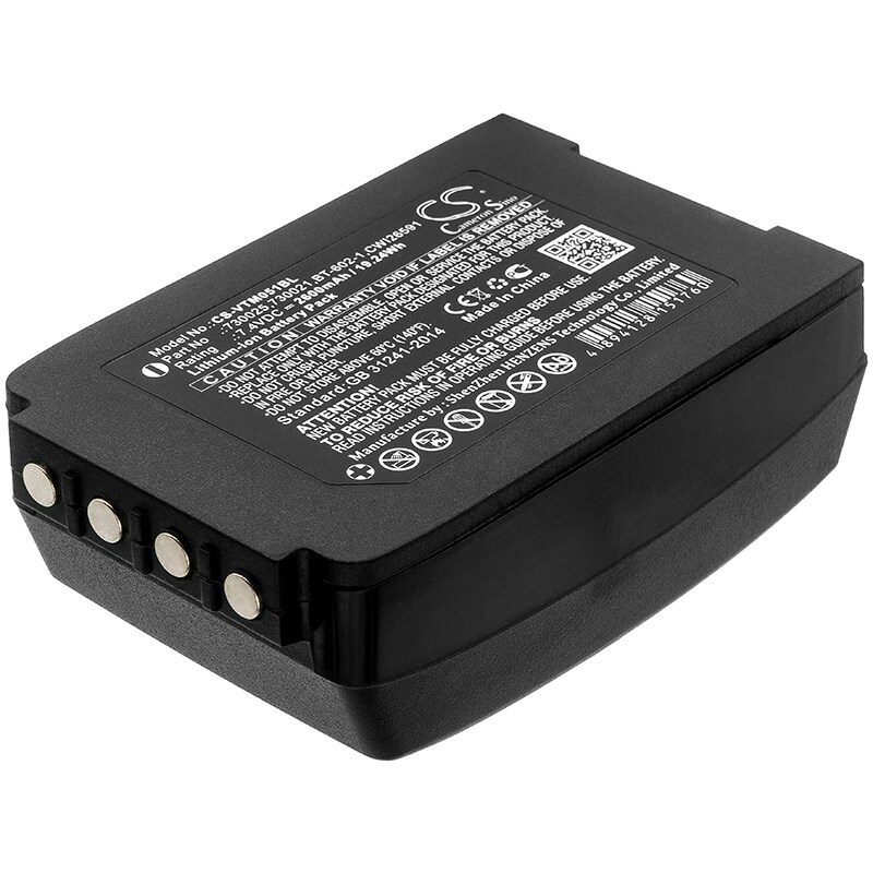 Batteri til Vocollect Talkman T2, Talkman T2X strekkodeskanner