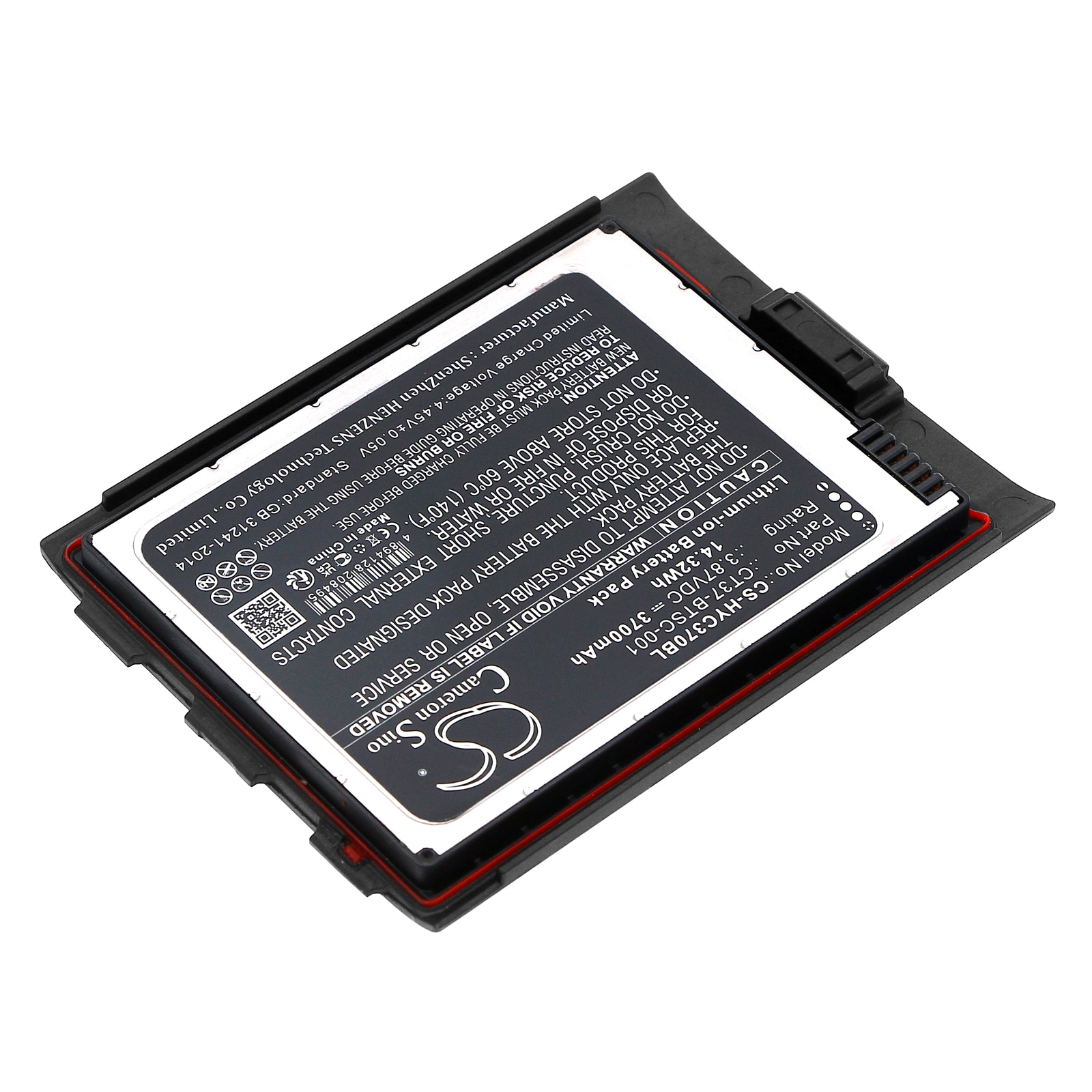 Batteri til strekkodeskanner for Honeywell CT30 XP Mobile Computer, CT37