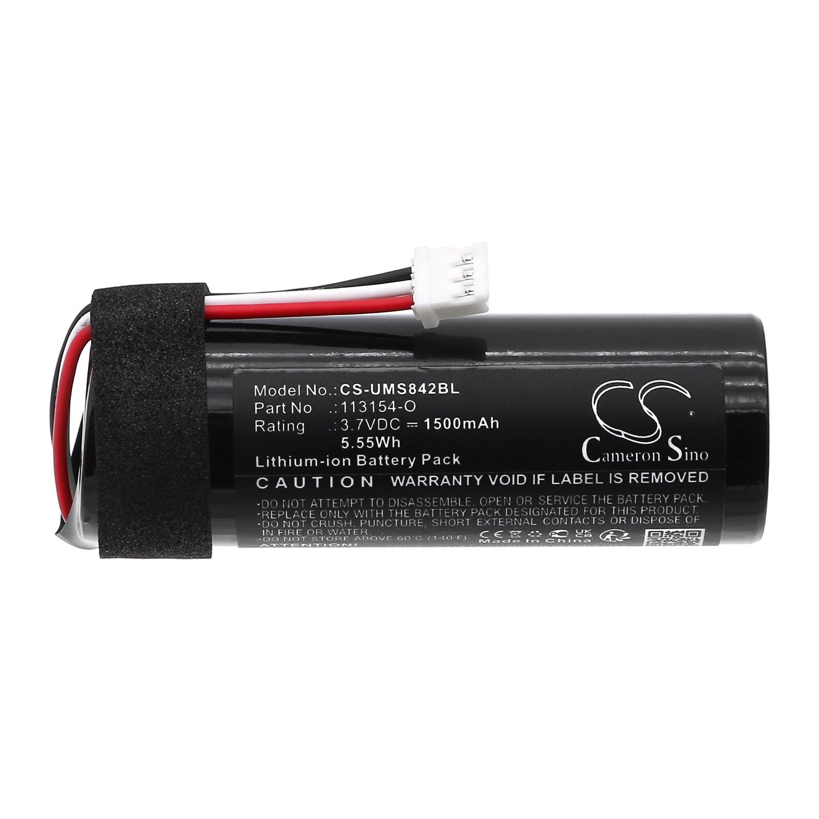 Batteri til strekkodeskanner for Unitech HT-1853, MS840, MS840B osv.