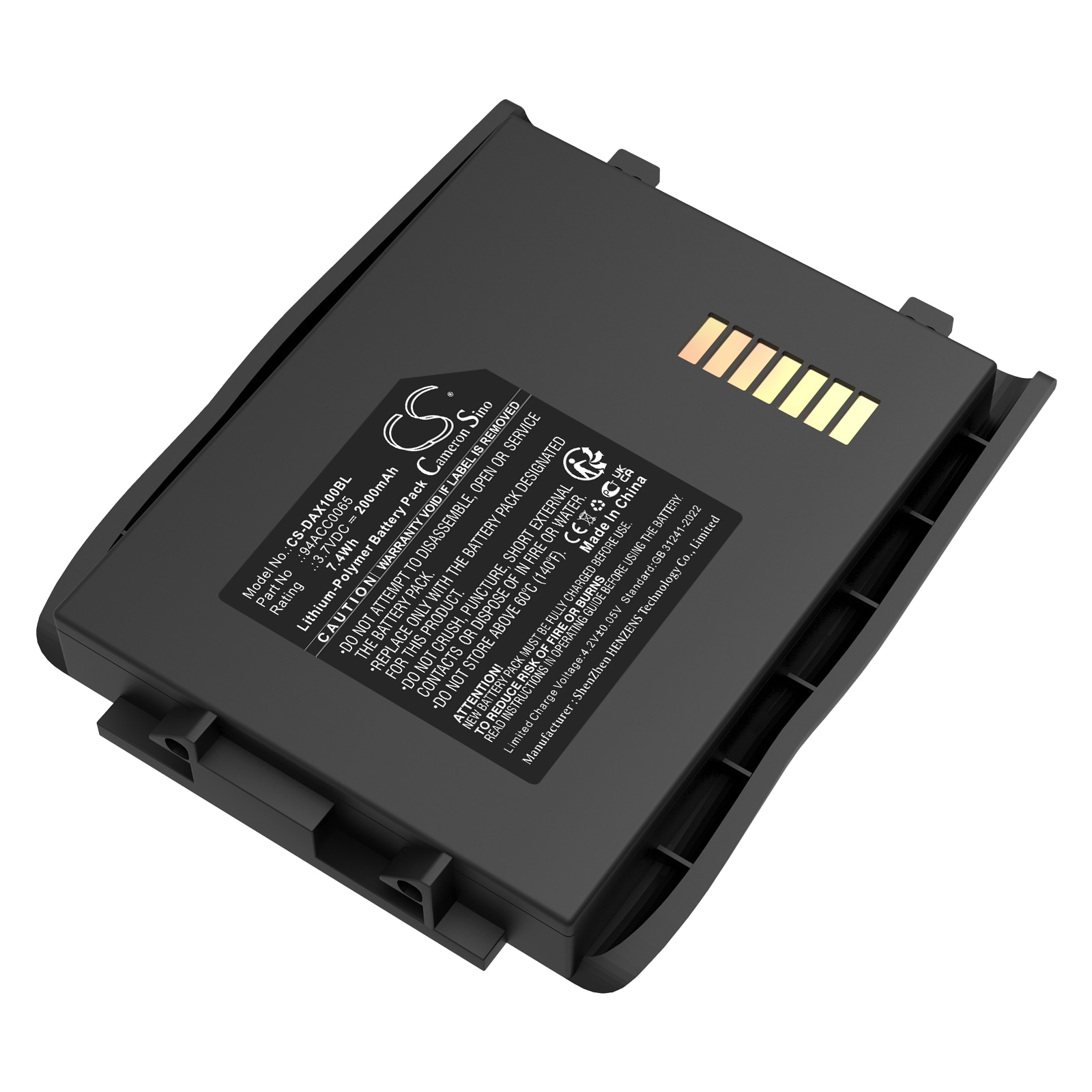 Batteri til strekkodeskanner for Datalogic LYNX