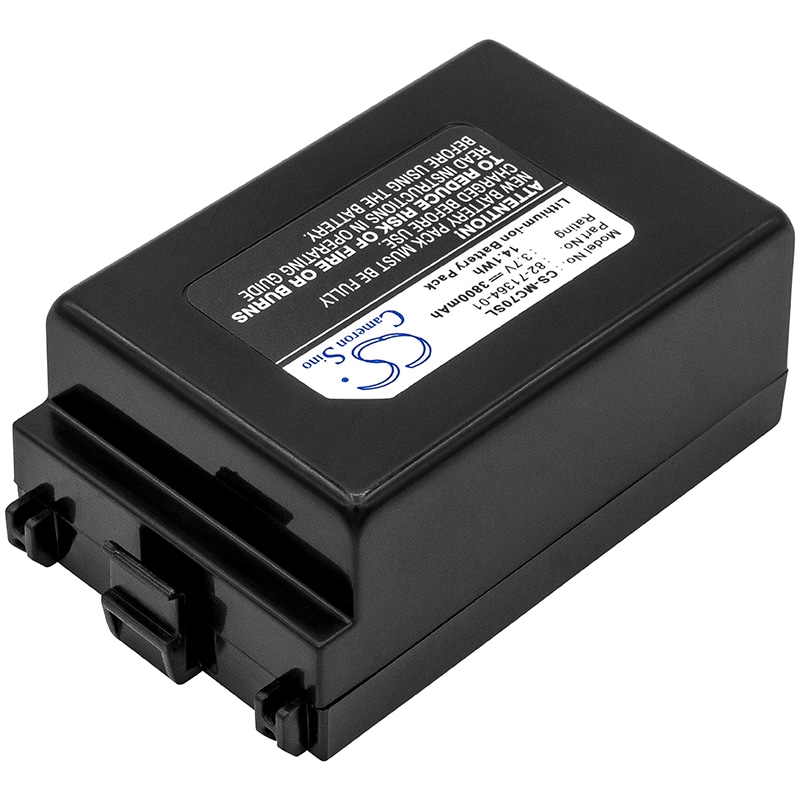 Batteri til strekkodeskanner for Symbol MC70, MC7090, MC7004 osv.