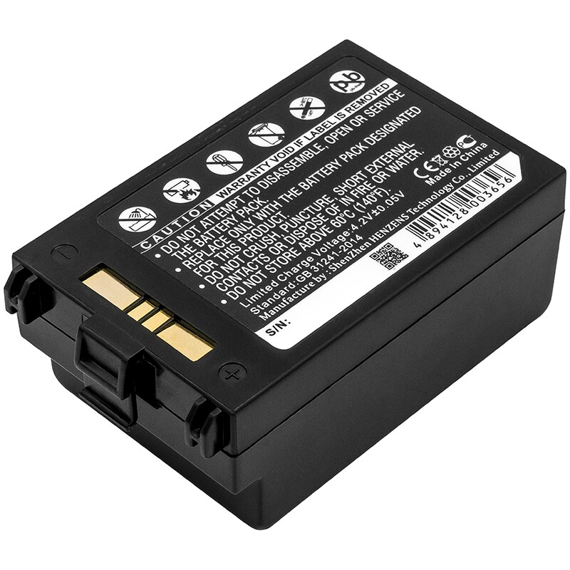 Batteri til strekkodeskanner for Symbol MC70, MC7090, MC7004 osv.