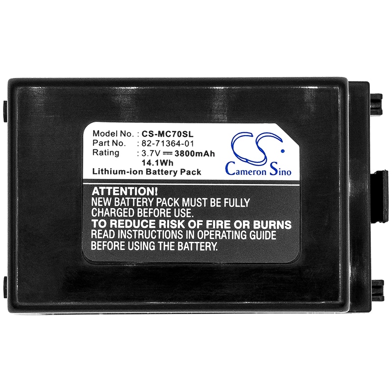 Batteri til strekkodeskanner for Symbol MC70, MC7090, MC7004 osv.