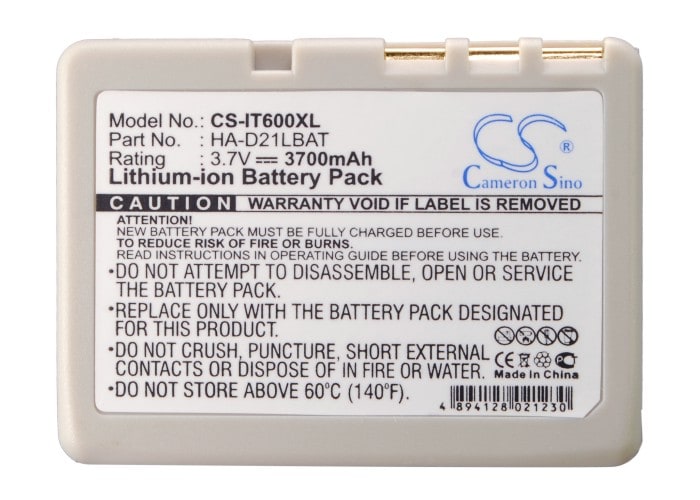 Batteri til strekkodeskanner for Casio IT-600, IT-300, IT-G500 osv.