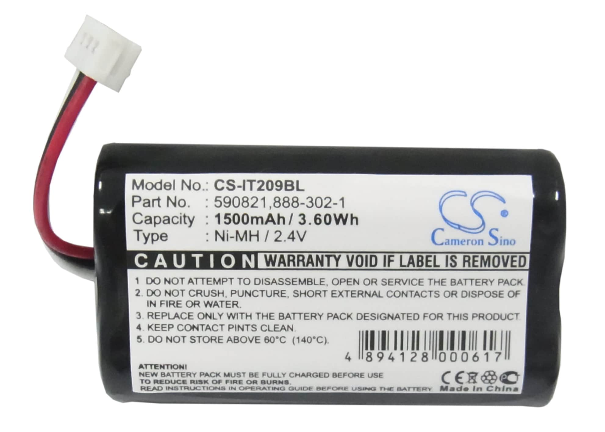 Batteri til strekkodeskanner for Intermec Trakker T2090