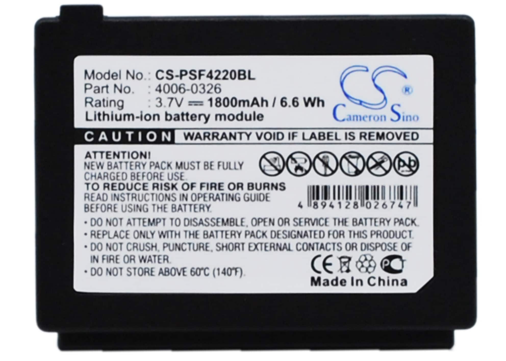 Batteri til strekkodeskanner for PSC Falcon 4220