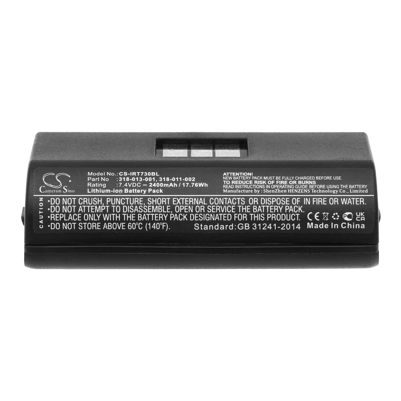 Batteri til strekkodeskanner for Intermec 710, 720, 730 osv.
