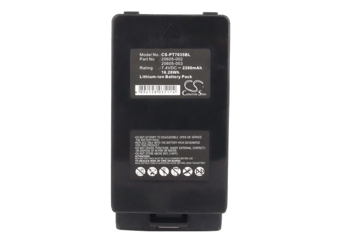Batteri til strekkodeskanner for Psion Teklogix 7035, Teklogix 7035i