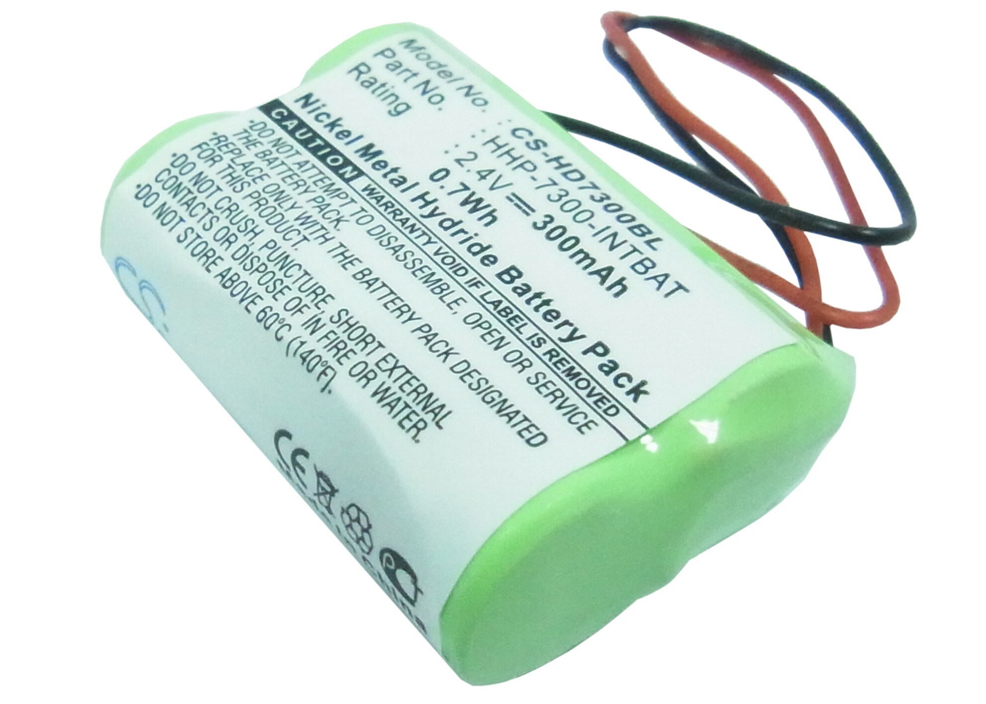 Batteri til strekkodeskanner for håndholdt Dolphin 7300, 7400, 7450