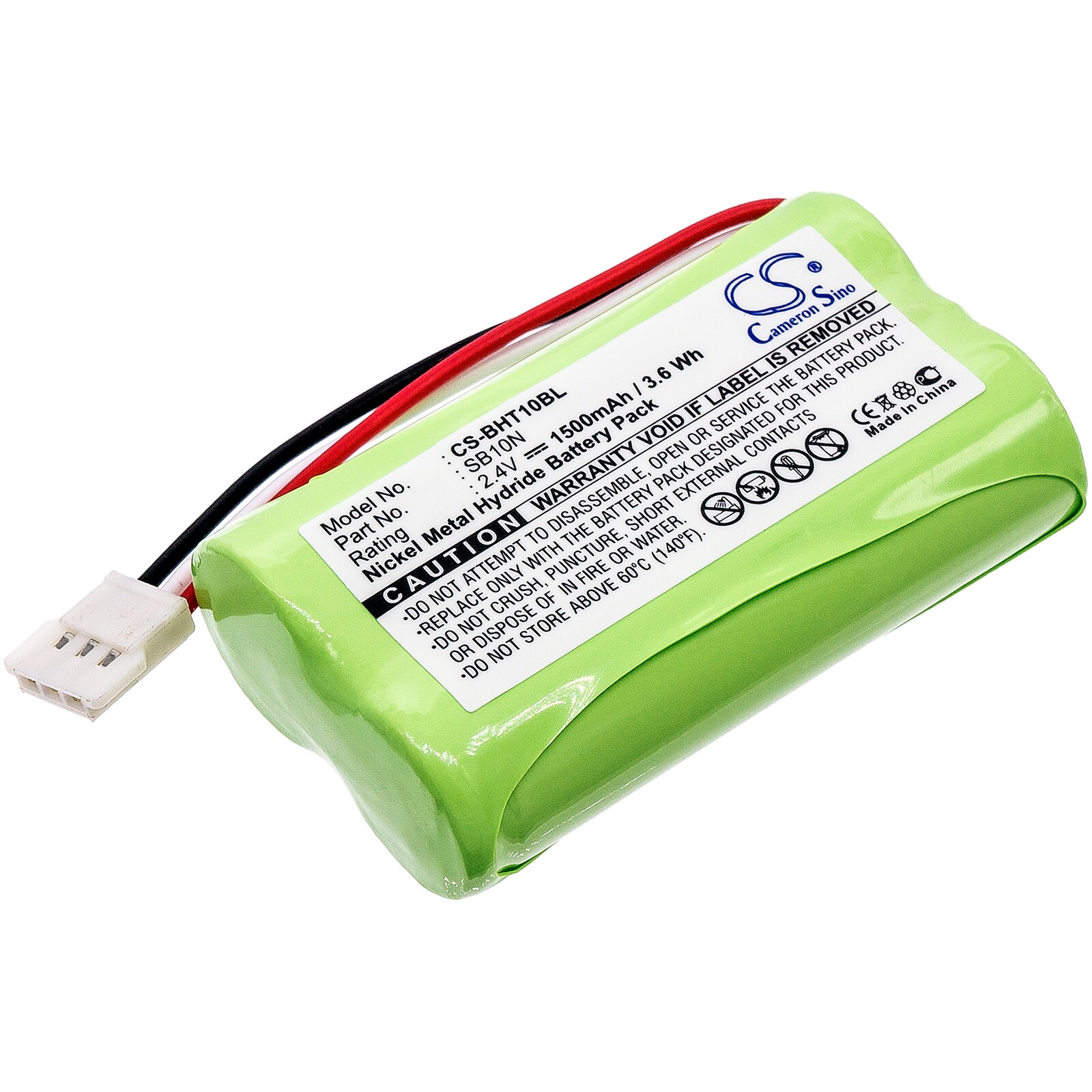 Batteri til strekkodeskanner for Denso GT10B, DS26H2-D