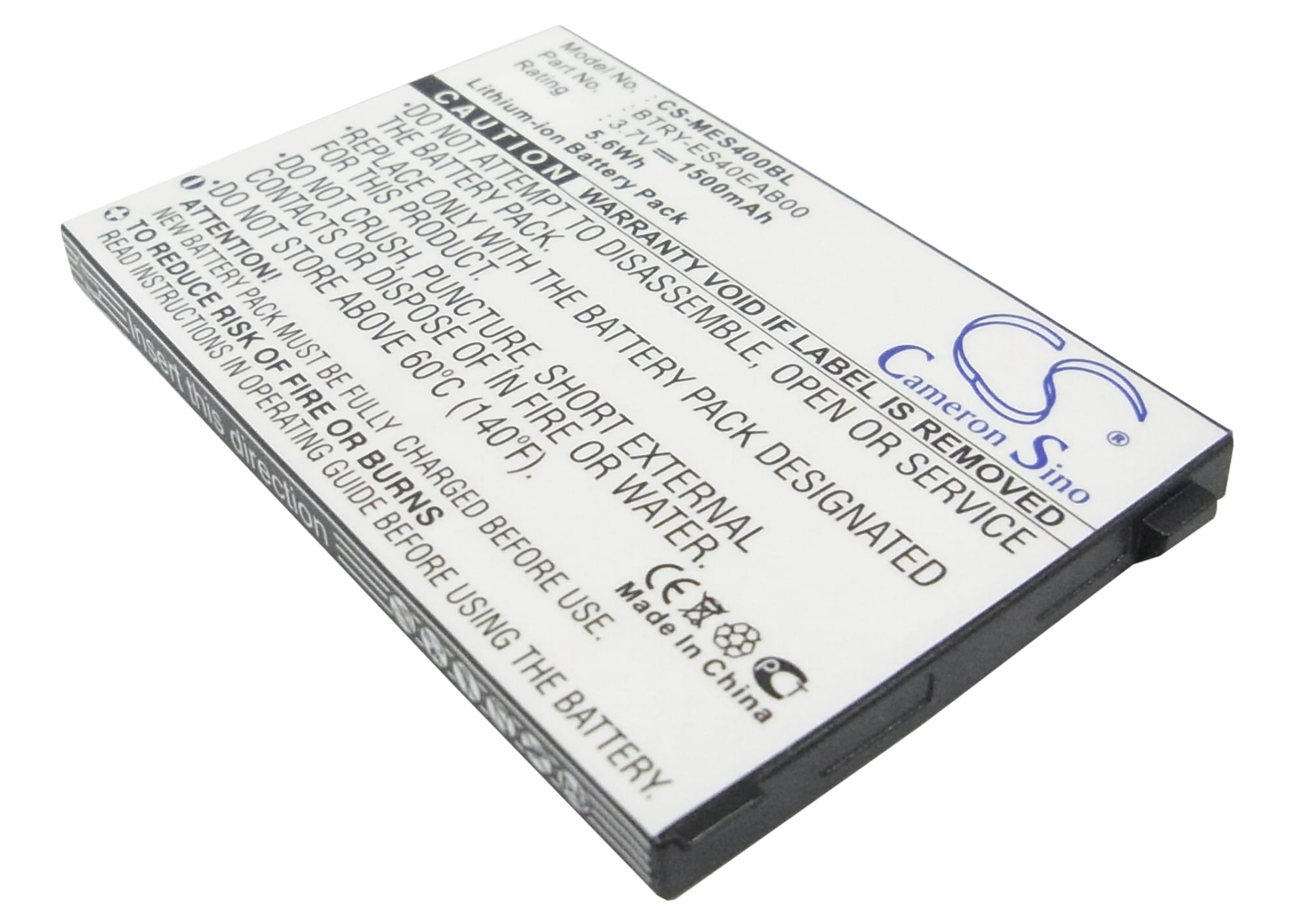 Batteri til strekkodeskanner for Symbol ES400, ES405