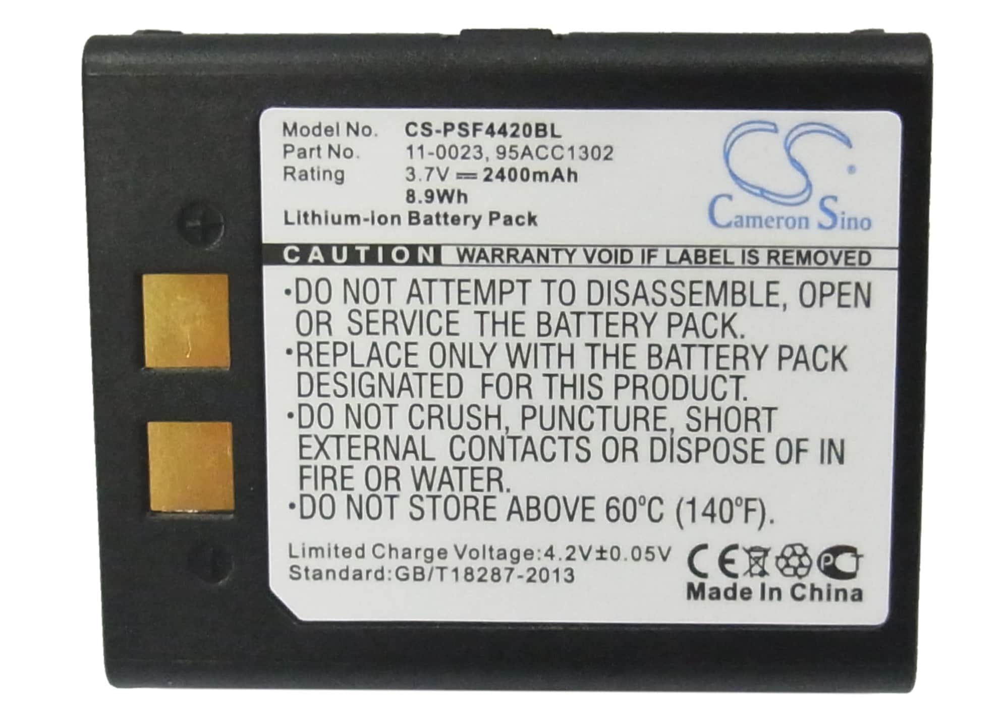 Batteri til strekkodeskanner for PSC Falcon 2150, Falcon 5500, Falcon 4420 osv.