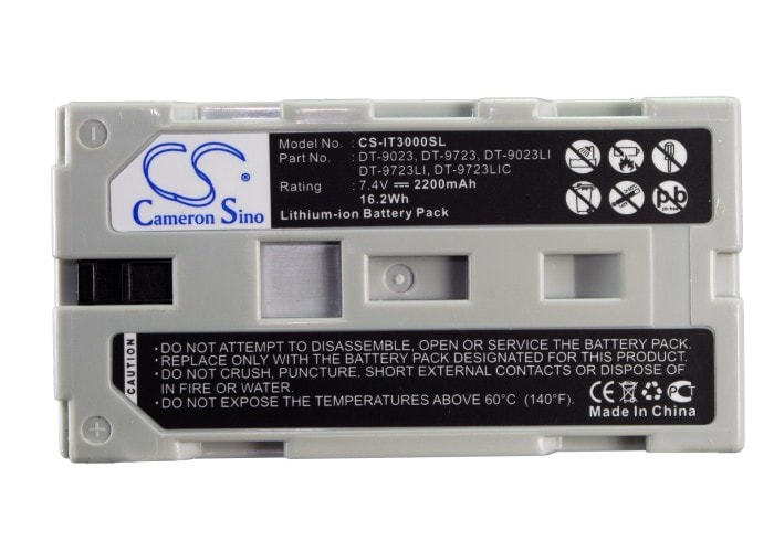Batteri til strekkodeskanner for Casio IT3000, IT2000, IT-2000D30E osv.