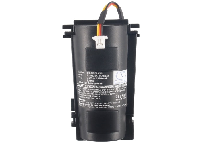 Batteri til strekkodeskanner for Metrologic MS9535, MS9535 VoyagerBT, MS9535BT og andre.