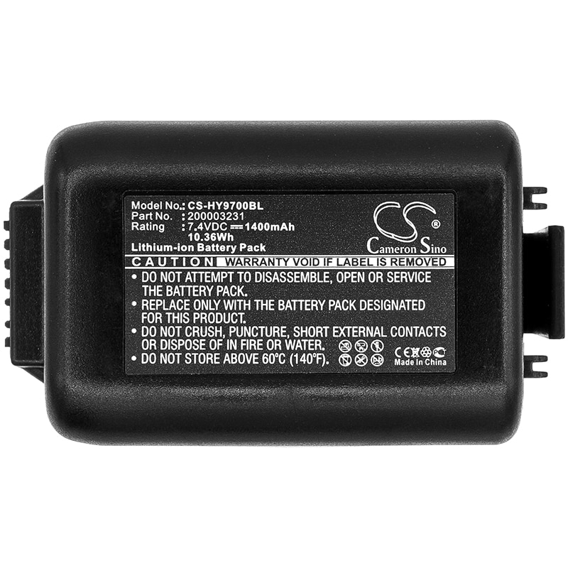 Batteri til strekkodeskanner for Honeywell 9700, 9700-BTEC, 9700-BTEC-1 og andre.