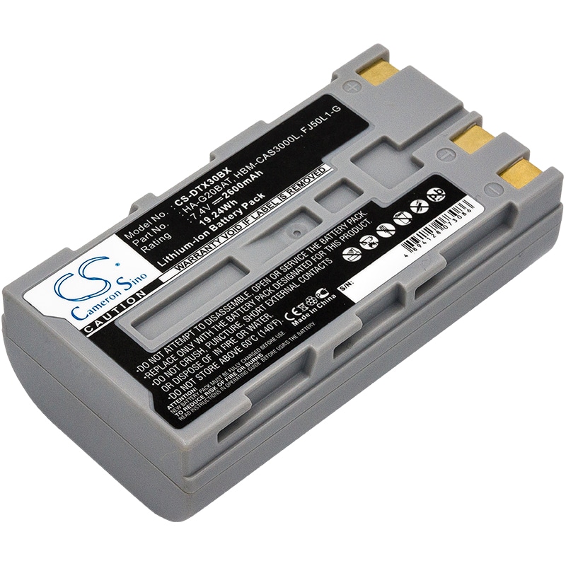 Batteri til strekkodeskanner for Hioki LR8511, LR8510