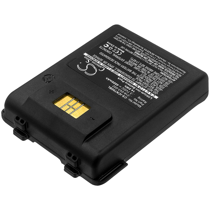 Batteri til strekkodeskanner for Intermec CN70, CN70e, CN75 osv.