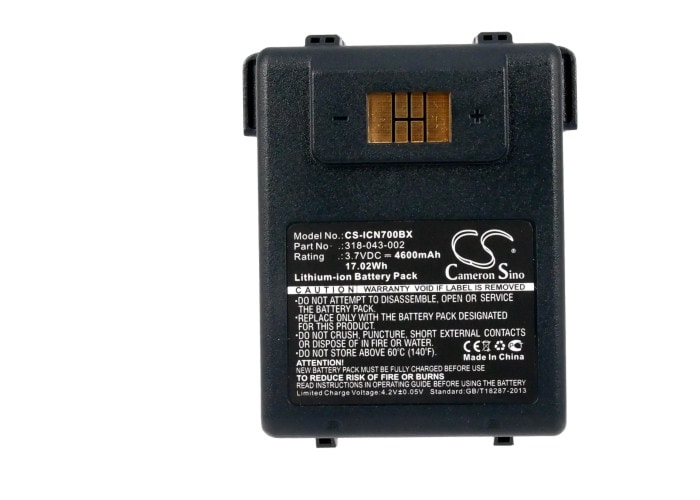 Batteri til strekkodeskanner for Intermec CN70, CN70e, CN75 osv.