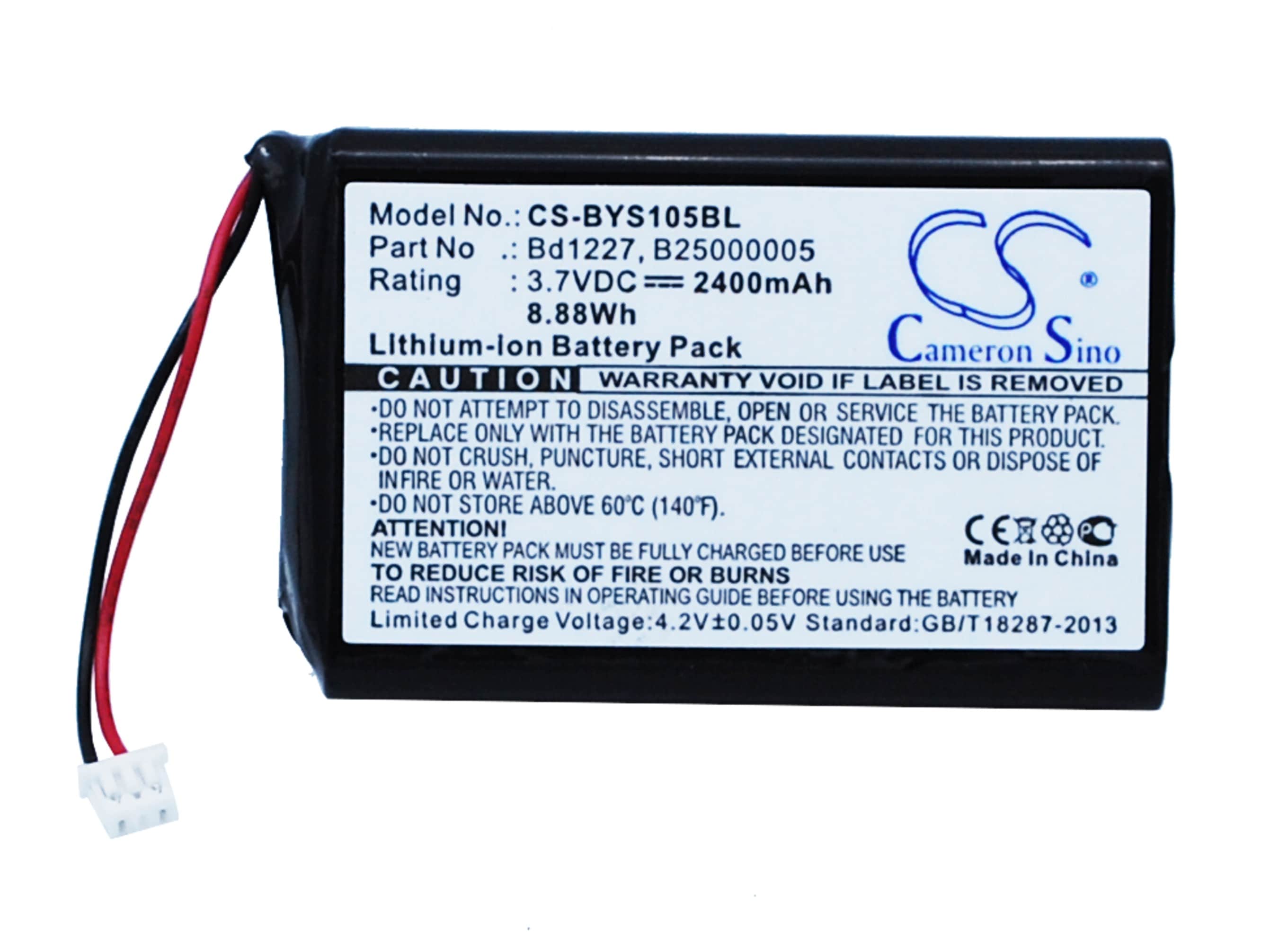 Batteri til strekkodeskanner for Ingenico RoadRunners Evolution 1D, BRR-L Evolution og andre.