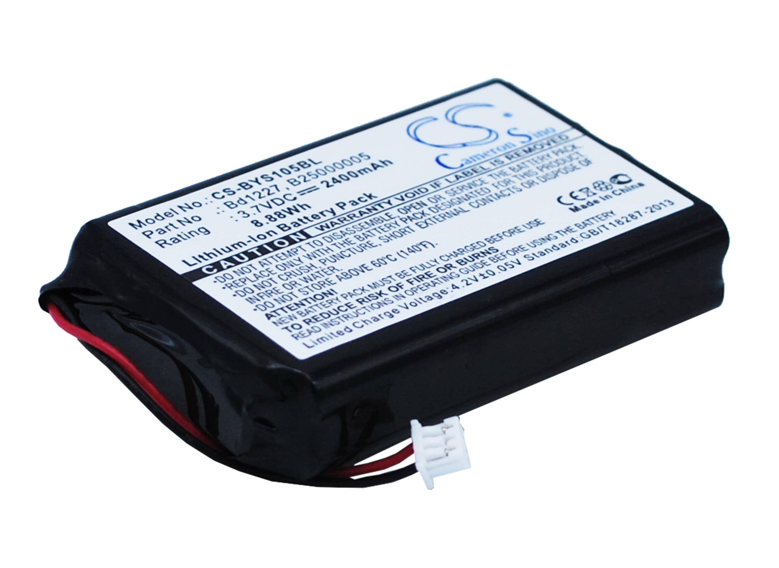 Batteri til strekkodeskanner for Ingenico RoadRunners Evolution 1D, BRR-L Evolution og andre.
