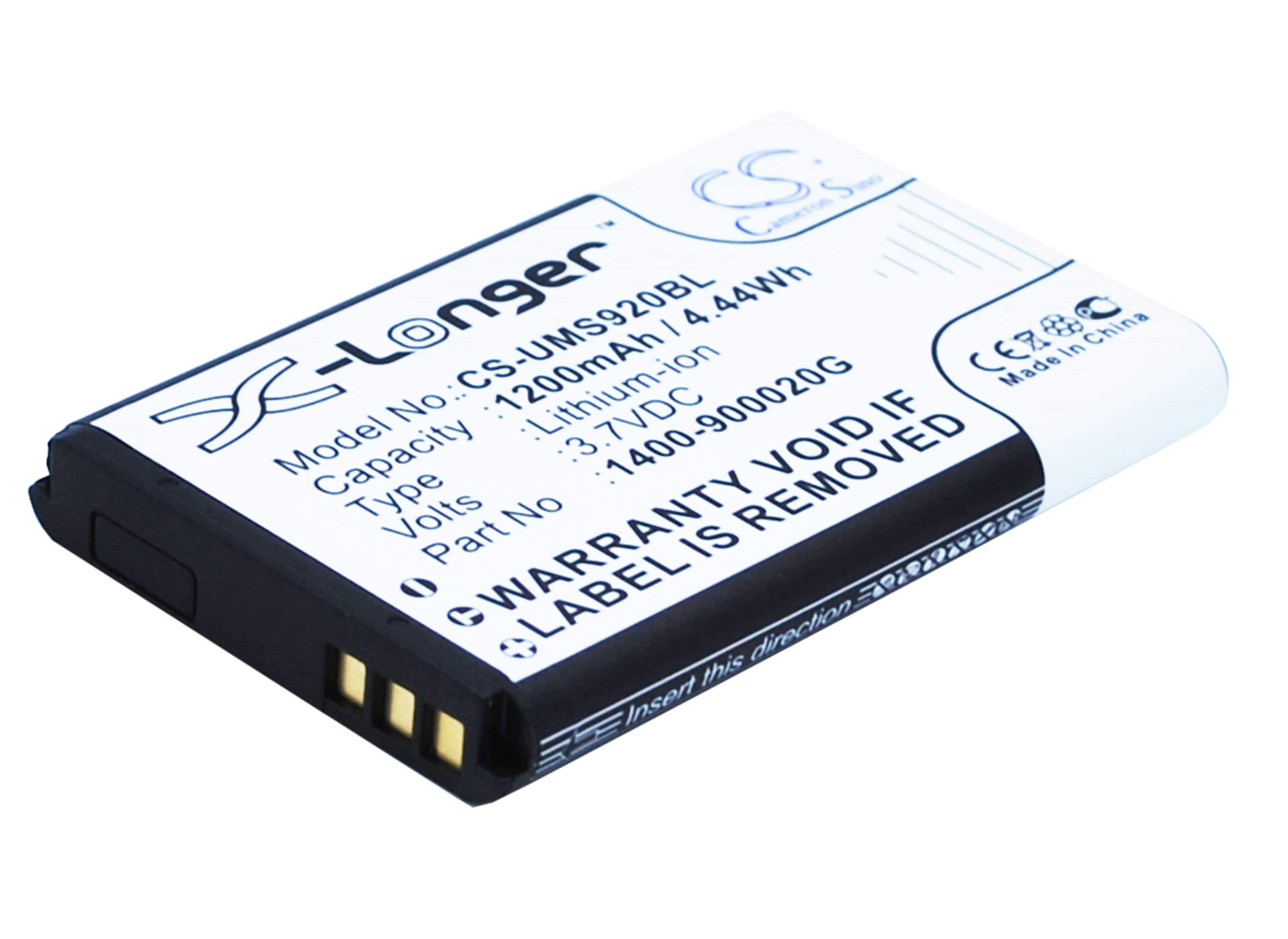 Batteri til strekkodeskanner for Unitech MS920