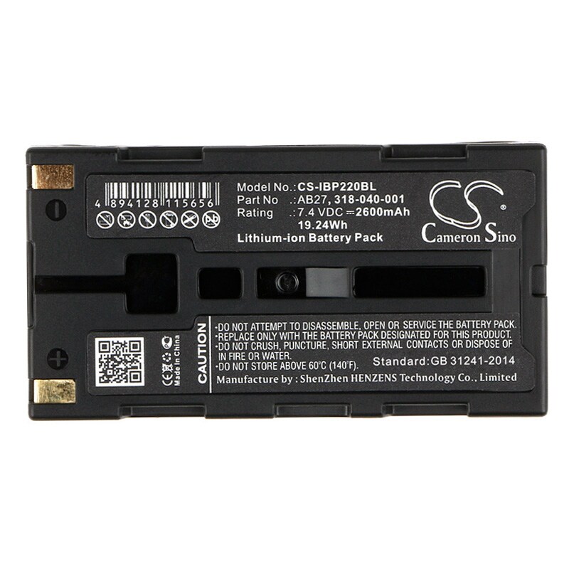 Batteri til strekkodeskanner for Intermec PB2, PB3, PB2A osv.